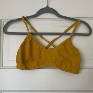 NWOT Pansy Cross Bra Sunflower XXL